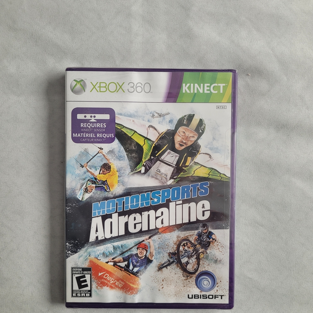 MotionSports Adrenaline for Xbox 360 Kinect (New Never Opened)
